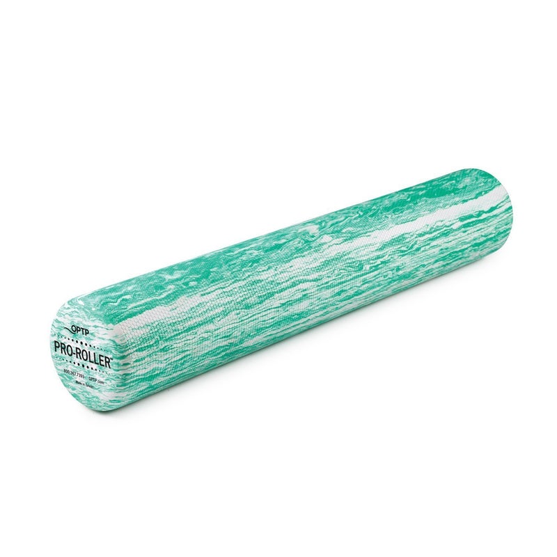 OPTP PRO-ROLLER Standard Density Foam Roller - Durable Roller for Back Massage, Deep Tissue Foam Roller Exercises, Stretching, Fitness, Yoga and Pilates - 36 Inches by 6 Inches, Green - Image 4